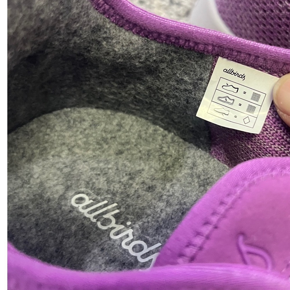 Allbirds Tree Runners Mens 10 Purple Sustainable Mesh Walking Shoes TR M10 - Picture 5 of 8